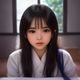 医学生王同学头像，戴眼镜的年轻女性，图书馆学习背景
