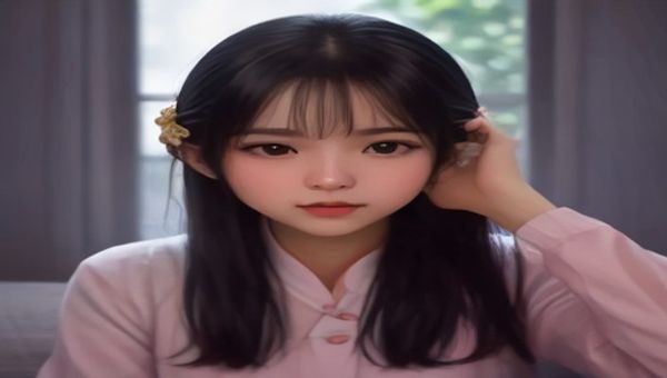备孕女性在家中翻阅女性生殖系统健康手册，温馨明亮的家居环境，备孕期间学习排卵期知识